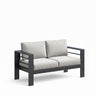 All-Weather Patio Loveseat With Thick Cushions