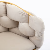 Luxury Modern Simple Leisure Velvet Single Sofa Chair Bedroom Lazy Person Household Dresser Stool Manicure Table Back Chair