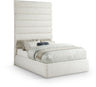 Adam - Linen Fabric Bed With 89" Headboard