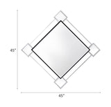 Asbury - Accent Mirror - Mirrored & Chrome
