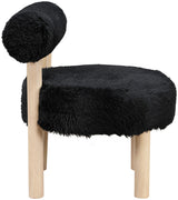 Ambre - Shearling Fabric Accent Chair