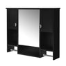 Wall Mounted Bathroom Storage Cabinet With Mirror, Medicine Cabinet With Towel Bar