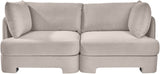 Hammond - Velvet Performance Fabric Upholstered 2 Piece Loveseat