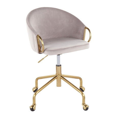 Claire - Task Chair - Gold Base