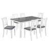 Modern Dining Set With Upholstered Chairs