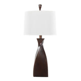 Curvo - 30" Polyresin Table Lamp (Set of 2) - Beige Linen