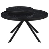 Shayne - Round Top Coffee Table With 2 Tier Design