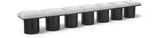 Pavilion - 7 Piece Modular Bench With Black Base
