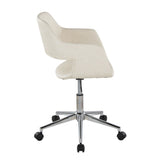 Margarite - Task Chair - Chrome Metal