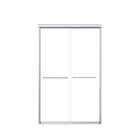 Modern Semi Frameless Double Sliding Shower Door