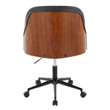 Bacci - Office Chair - Black Metal Base