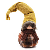 Gnomes Decorations, For Fall Thanksgiving Table Decorations (Set of 2) - Brown / Yellow