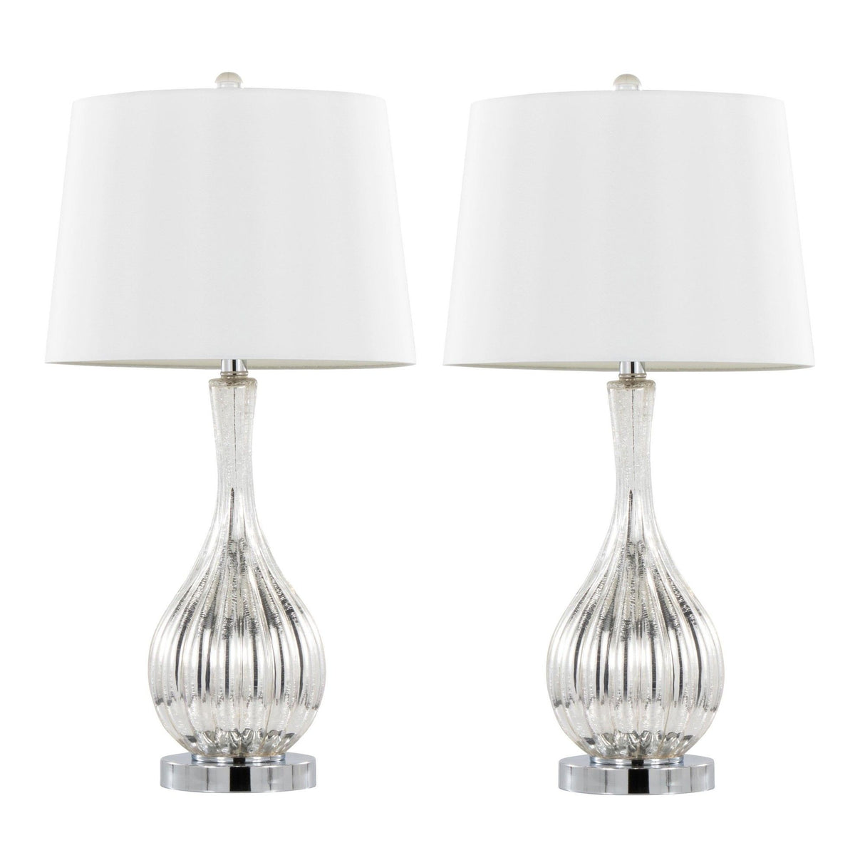 Jenny - 27" Glass Table Lamp (Set of 2)