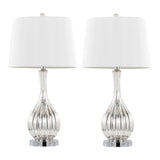 Jenny - 27" Glass Table Lamp (Set of 2)