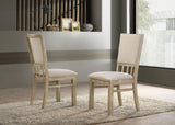 Brutus - Wide Dining Chair (Set of 2) - Reclaimed Wheat