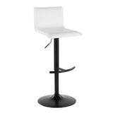 Mara - Adjustable Barstool (Set of 2) - Black Metal
