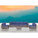 Outdoor Wicker Seating Group With Cushions