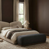 Calum - Bench - Dark Brown Frame