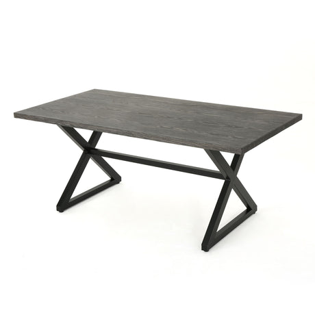 Rolando - Outdoor Aluminum Dining Table With Steel Frame