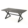 Rolando - Outdoor Aluminum Dining Table With Steel Frame