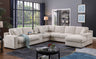 Celine - Chenille Fabric Corner Sectional Sofa With Right-Facing Chaise, Cupholders, And Charging Ports