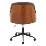 Bacci - Office Chair - Black Metal Base
