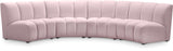 Infinity - 4 Piece Velvet Modular Sectional