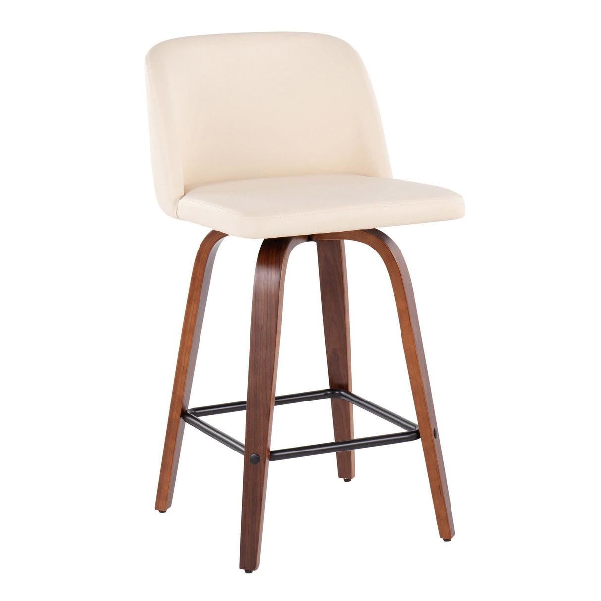 Tintori - Counter Stool With Square Footrest Set