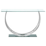Danville - Rectangular U-Shaped Glass Top Table