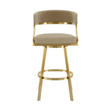 Saturn - Bar Height Bar Stool - Gold