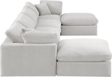 Comfy - 6 Piece Velvet Modular Double Chaise Sectional