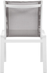 Nizuc - Outdoor Patio Dining Chair With White Frame (Set of 2)
