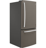 GE GDE21EMKES - 30 in. 21 cu. ft. Bottom Freezer Refrigerator with Ice Maker - Fingerprint Resistant Slate