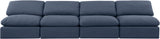 Indulge - Linen 4 Seat Modular Armless Sofa