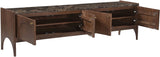 Veya - 71" Genuine Marble And Mango Wood Media Console