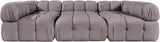 Orin - Velvet 6 Piece Modular Sectional