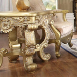 HD-8086 - End Table - Bright Gold