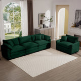 Elegant Corduroy Oversized Sectional Sofa Set With Deep Seats And Flexible Layout