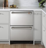 Caf(eback)(TM) 5.7 Cu. Ft. Built-In Dual-Drawer Refrigerator - (CDE06RP4NW2)