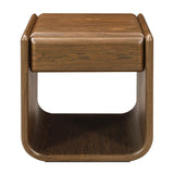 Lanza - End Table With Drawer - Dark Walnut