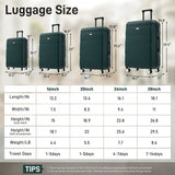 Hardshell Luggage Set 6 Piece With Duffel & Toiletry Bag