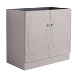 Modern Freestanding Bathroom Vanity With Soft Close Cabinet Doors