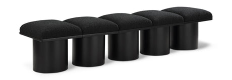 Pavilion - 5 Piece Modular Bench With Black Base