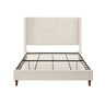 Peyton - Upholstered Bed With 54" High Headboard, Traditional Hand Buttoned Tufting