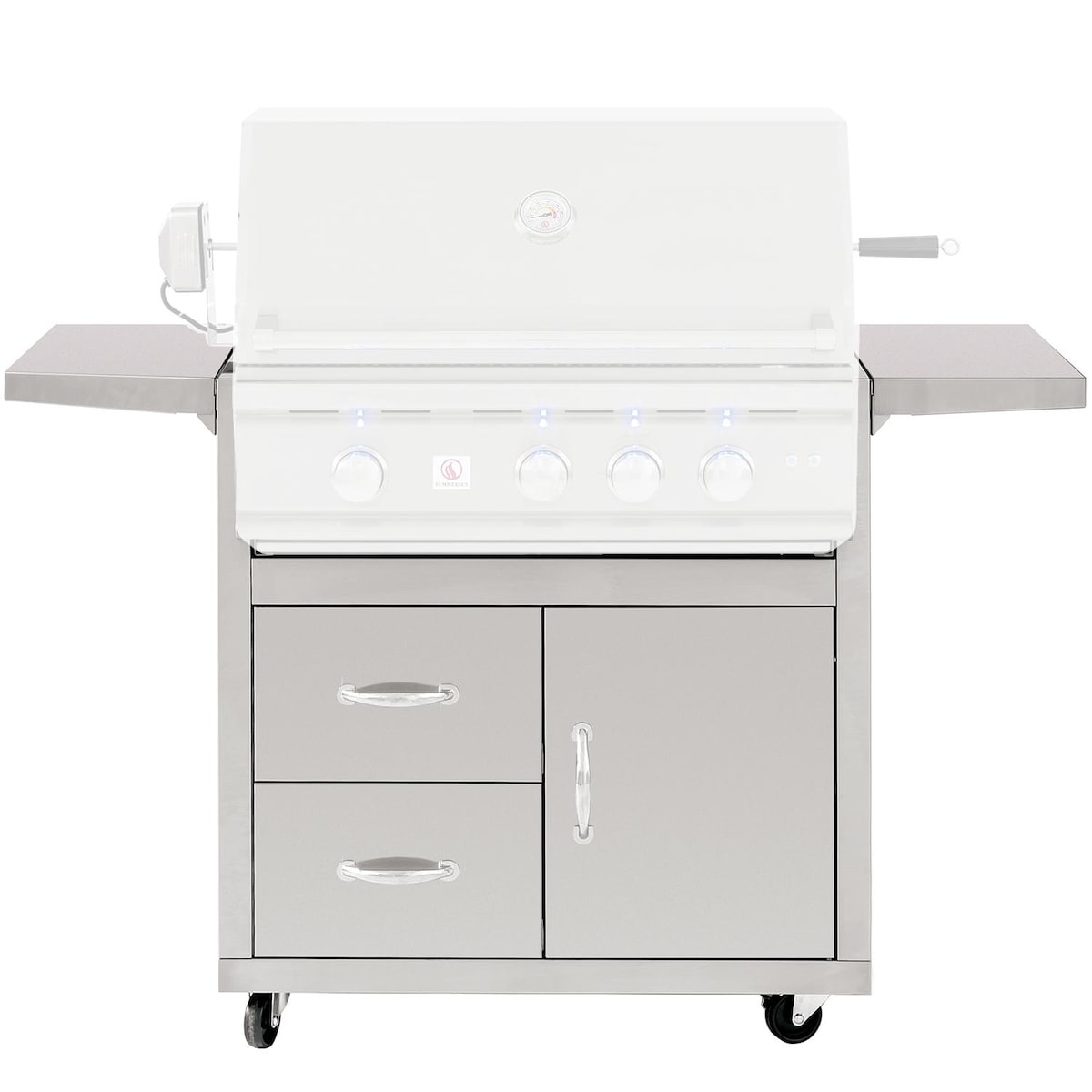 Summerset 32-Inch Deluxe Gas Grill Cart For TRL Gas Grills - CART-TRL32-DC