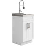 Hennessy - Deluxe Laundry Cabinet With Faucet And Stainless Steel Sink