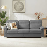 3 Seater Elegant Stationary Sofa