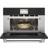Café 30 in. Single Wall Oven with Advantium Speedcook Technology, Matte Black - CSB913P3VD1