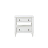 Open Nightstand With 2 Drawers