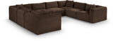 Shaggy - 8 Piece Modular U-Shaped Sectional